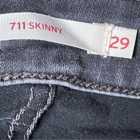 Levi’s Strauss Women’s Gray 711 Skinny Jeans/Jeggings (Size: 29) - Picture 10 of 10